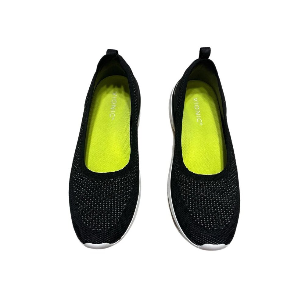 VIONIC Kallie Black Slip On Casual Comfort Shoes Womens Size US 7.5